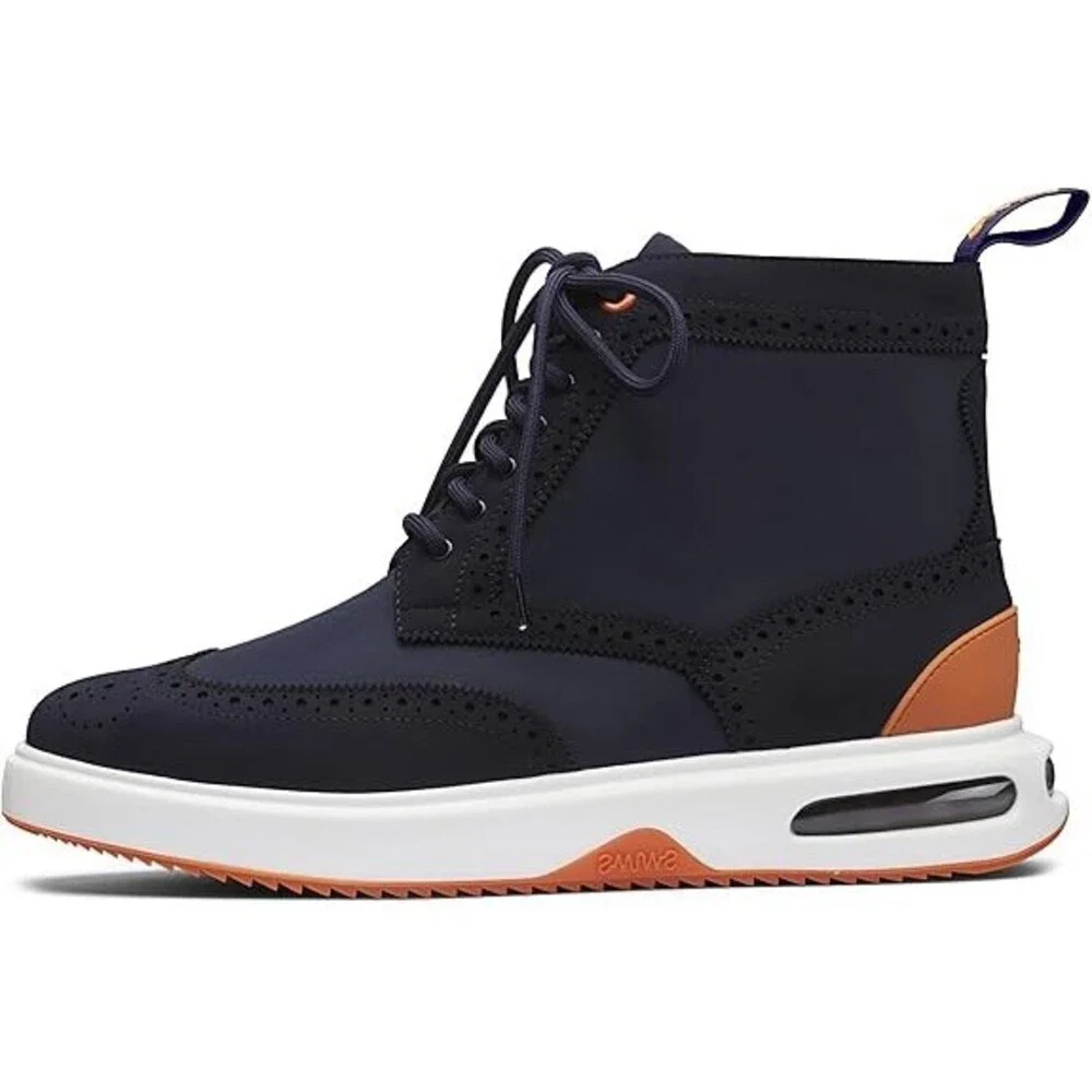 Swims Charles Hybrid Boot Men's US 8 Navy Blue Everyday Walking Shoes JOBB952